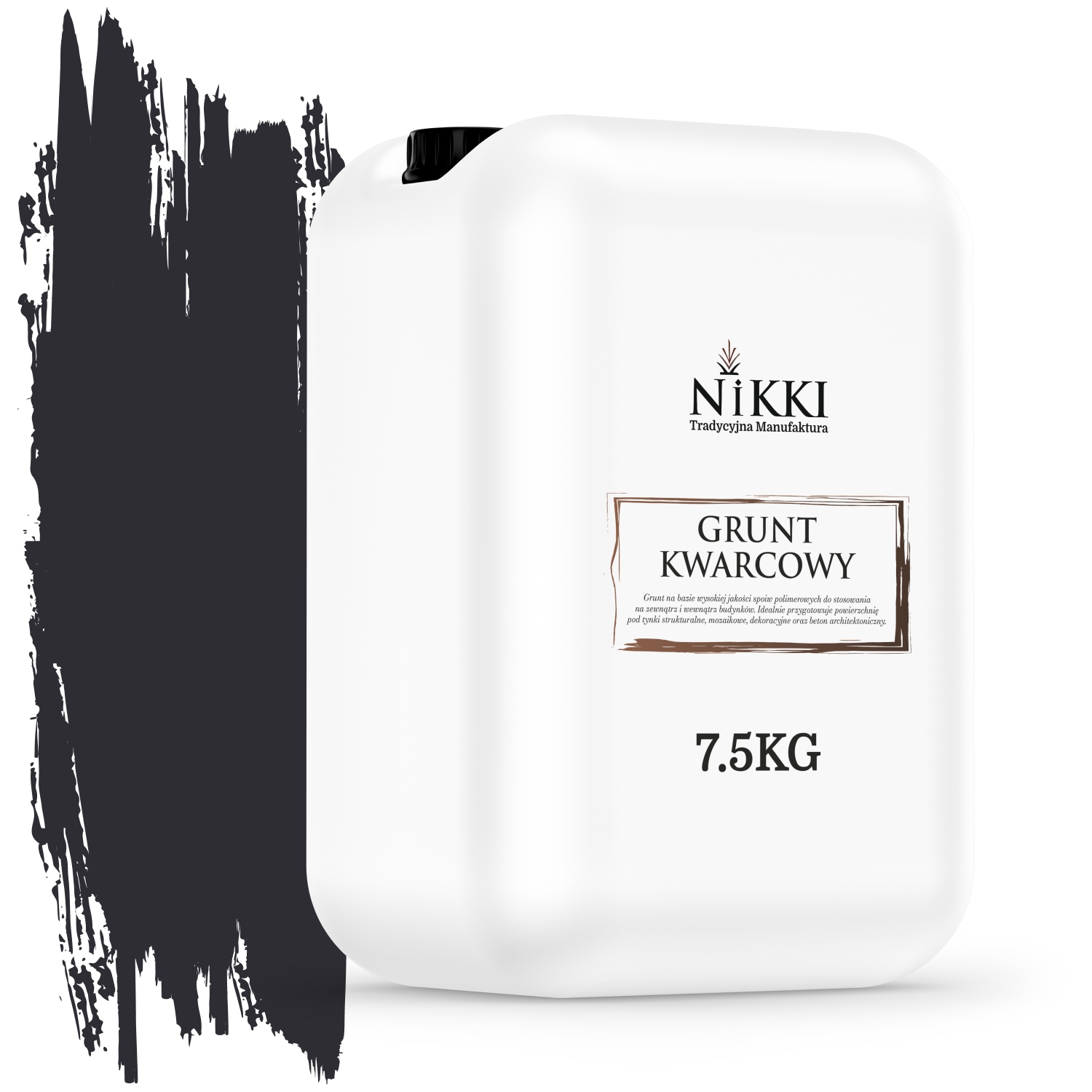 Základný Náter Pod Omietku Silikónová Farba Čierna Hlboká 9005 7,5 Kg
