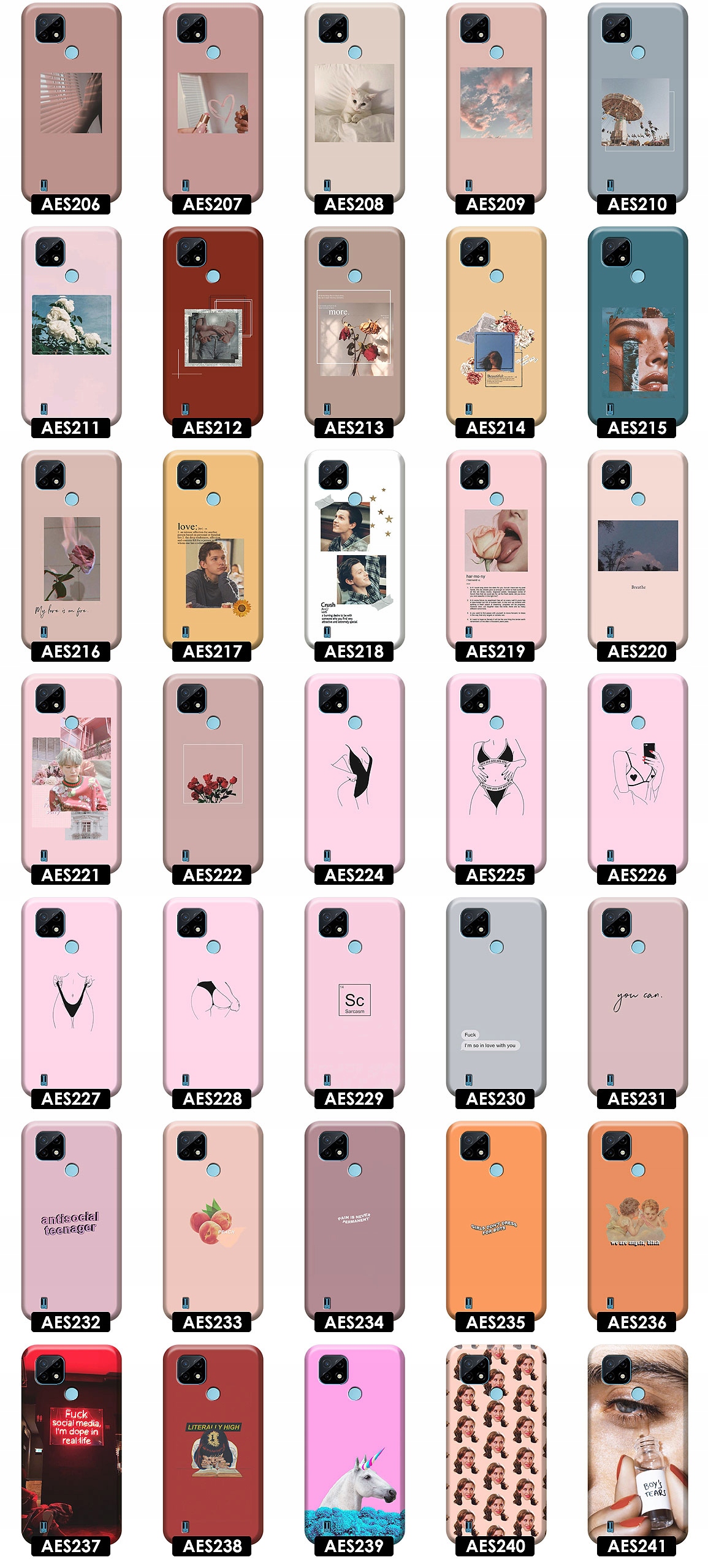 MODNE ETUI DO REALME C21 WZORY JAKOŚĆ Typ plecki