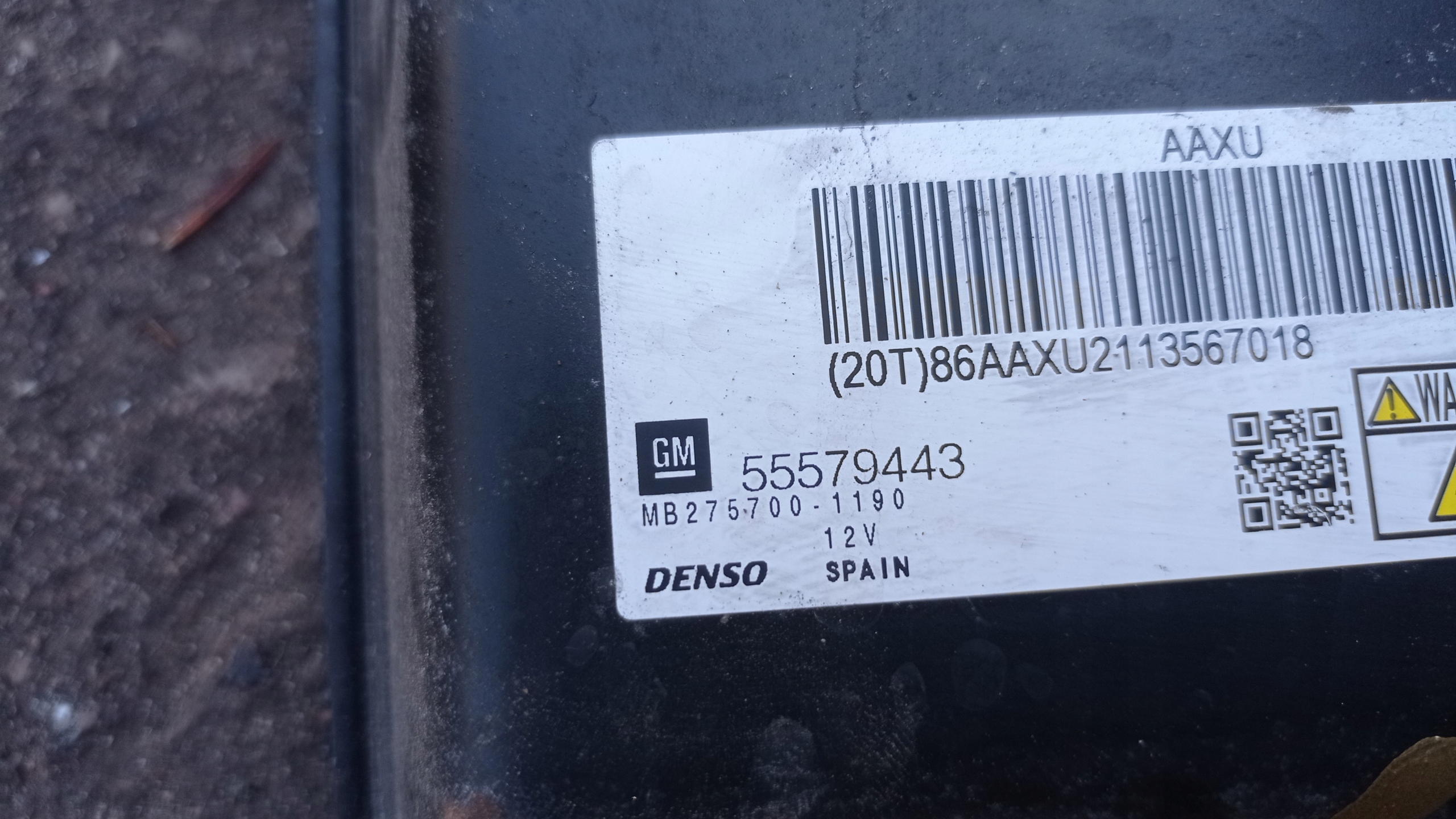 WYLOGOWANY control unit of the engine OPEL 1.7 55579443