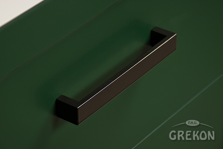 Szafka łazienkowa zieleń butelkowa 100cm umywalka Wysokość mebla 50 cm