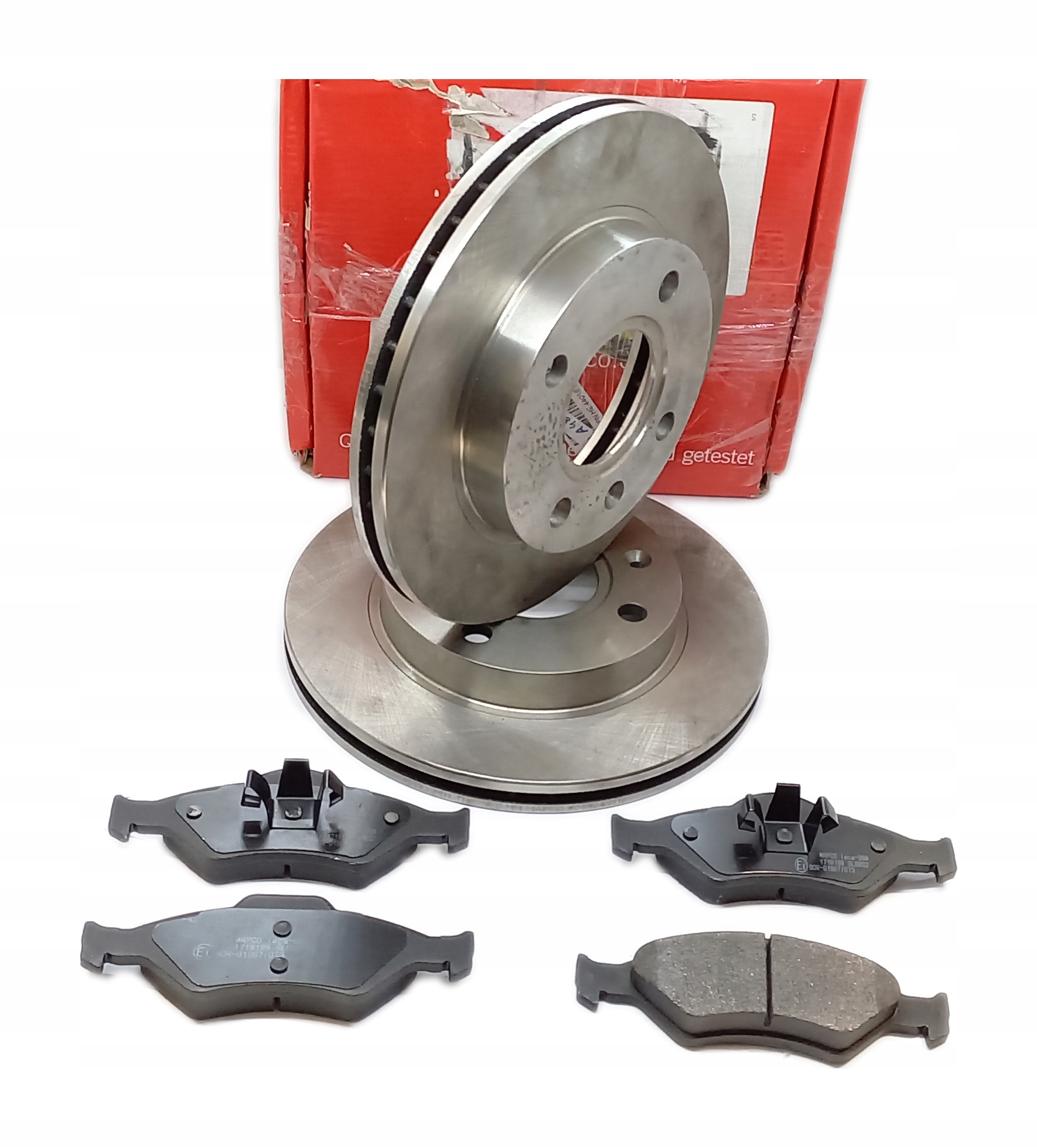 TARCZE KLOCKI PRZOD FORD FIESTA FOCUS FUSION PUMA