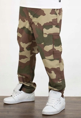 Kalhoty Jigga Wear Military Brown Green Camo