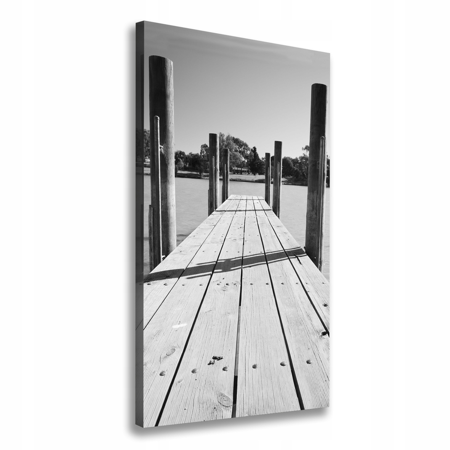 

Foto obraz na płótnie Drewniane molo 60x120 cm