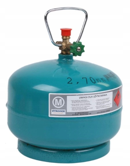 Turistická Propan-butanová Plynová Láhev Nová 2 Kg