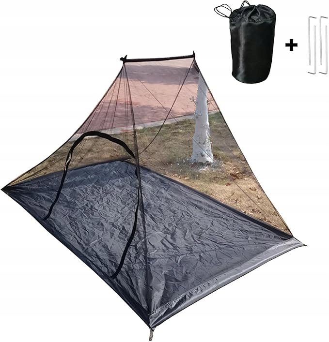 Moskytiéra na stan pro kempování do lesa, ochranná síť na červy