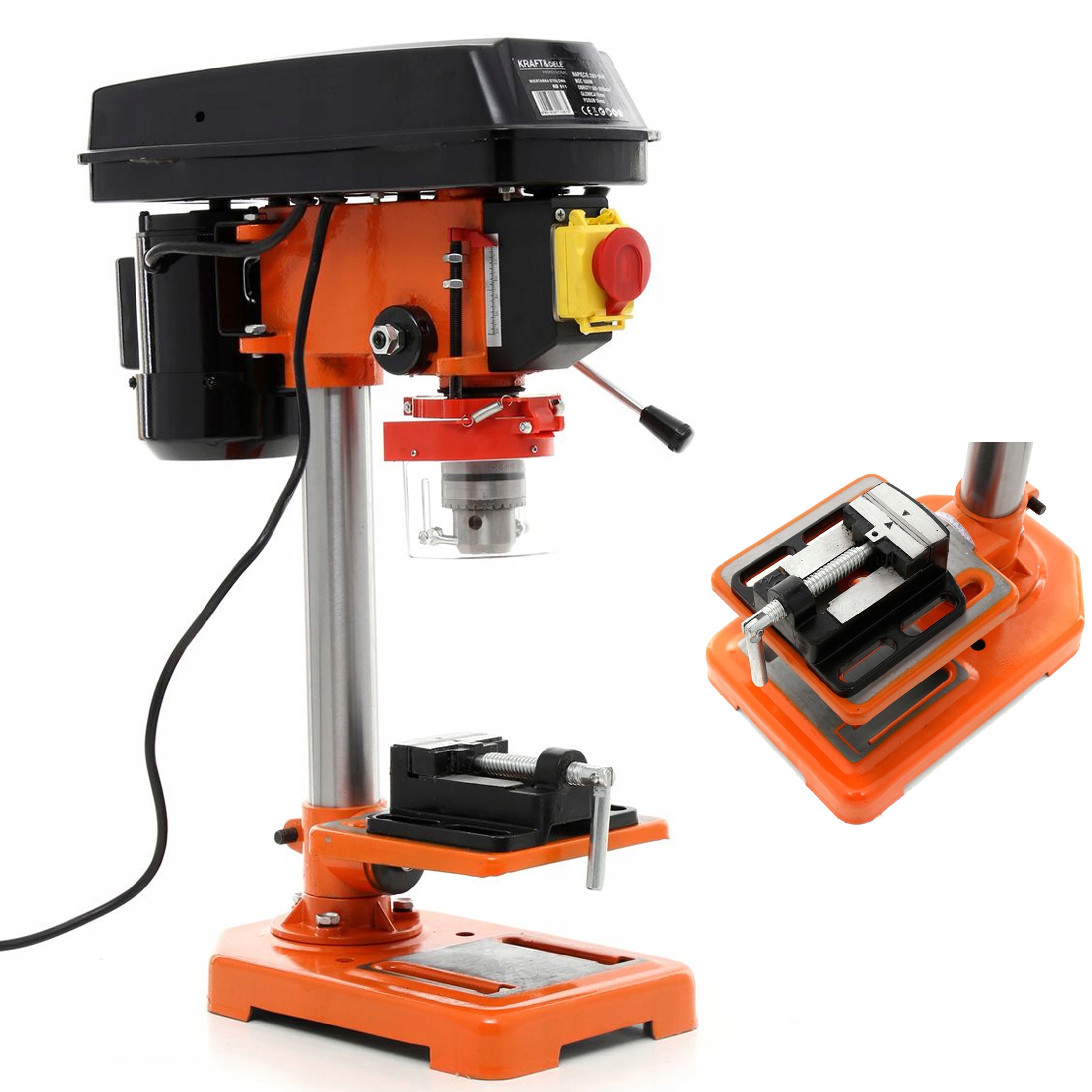 Stolní Vrtačka 1600 W Sloupková Pro Dřevo A Kov