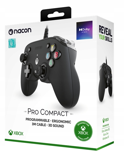

Nacon Compact Pro Controller Pad Xs/xo/pc Czarny