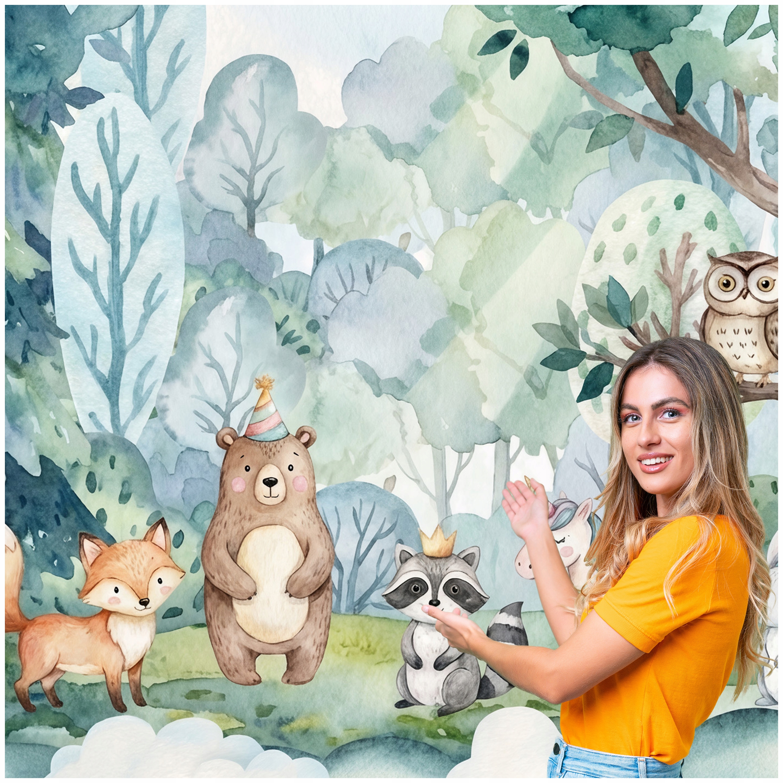 Fototapeta Pro Děti Zvířata Les Liška 392x280 DD03W