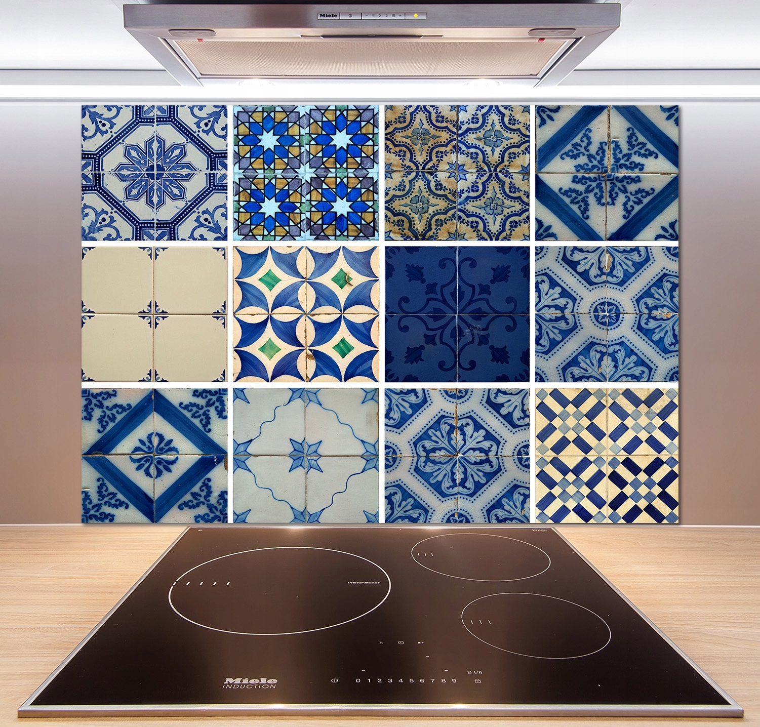 

Panel do kuchni Portugalskie kafle 100x70 + Klej