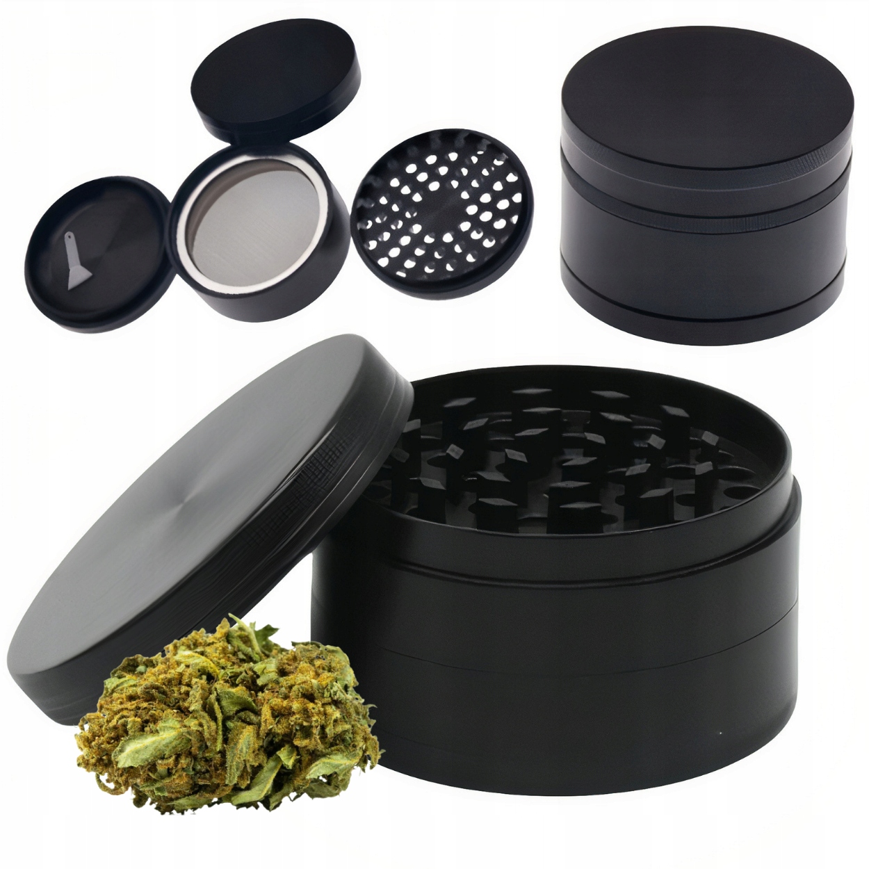 

Metalowy Mlynek Grinder Kraszer Crusher do suszu