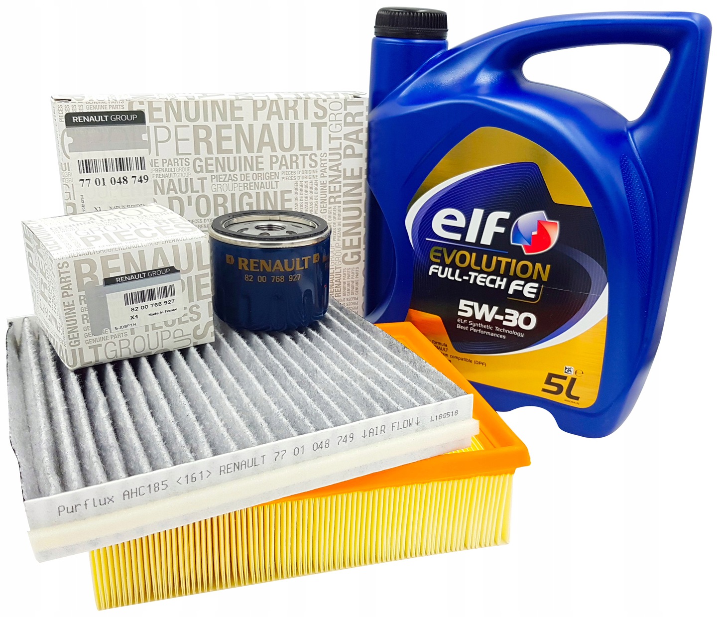 

Renault Laguna II 1.9 DCI Zestaw Filtrów Olej 5L