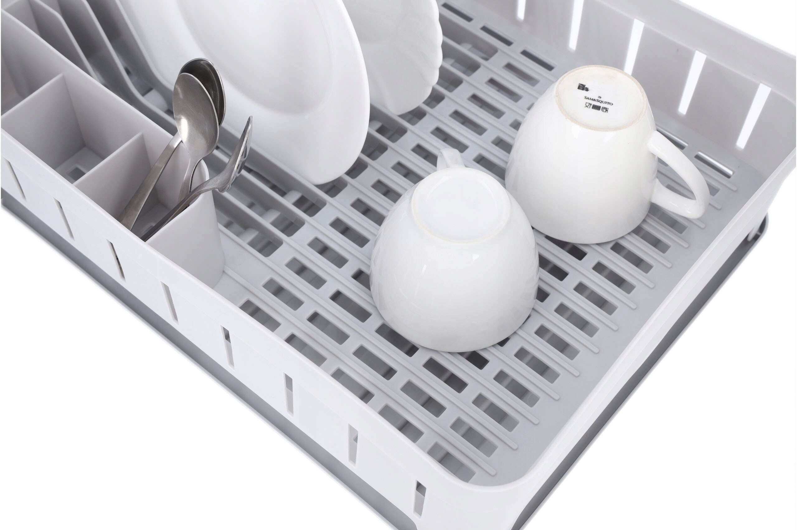 SUSZARKA DO NACZYŃ STOJĄCA OCIEKACZ Z TACKĄ Typ jednopoziomowa