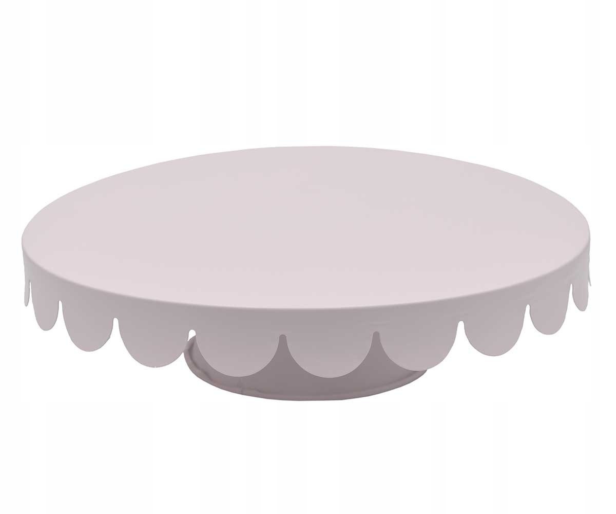 

Patera na Ciasto Tort dekoracyjna Falbanka stal