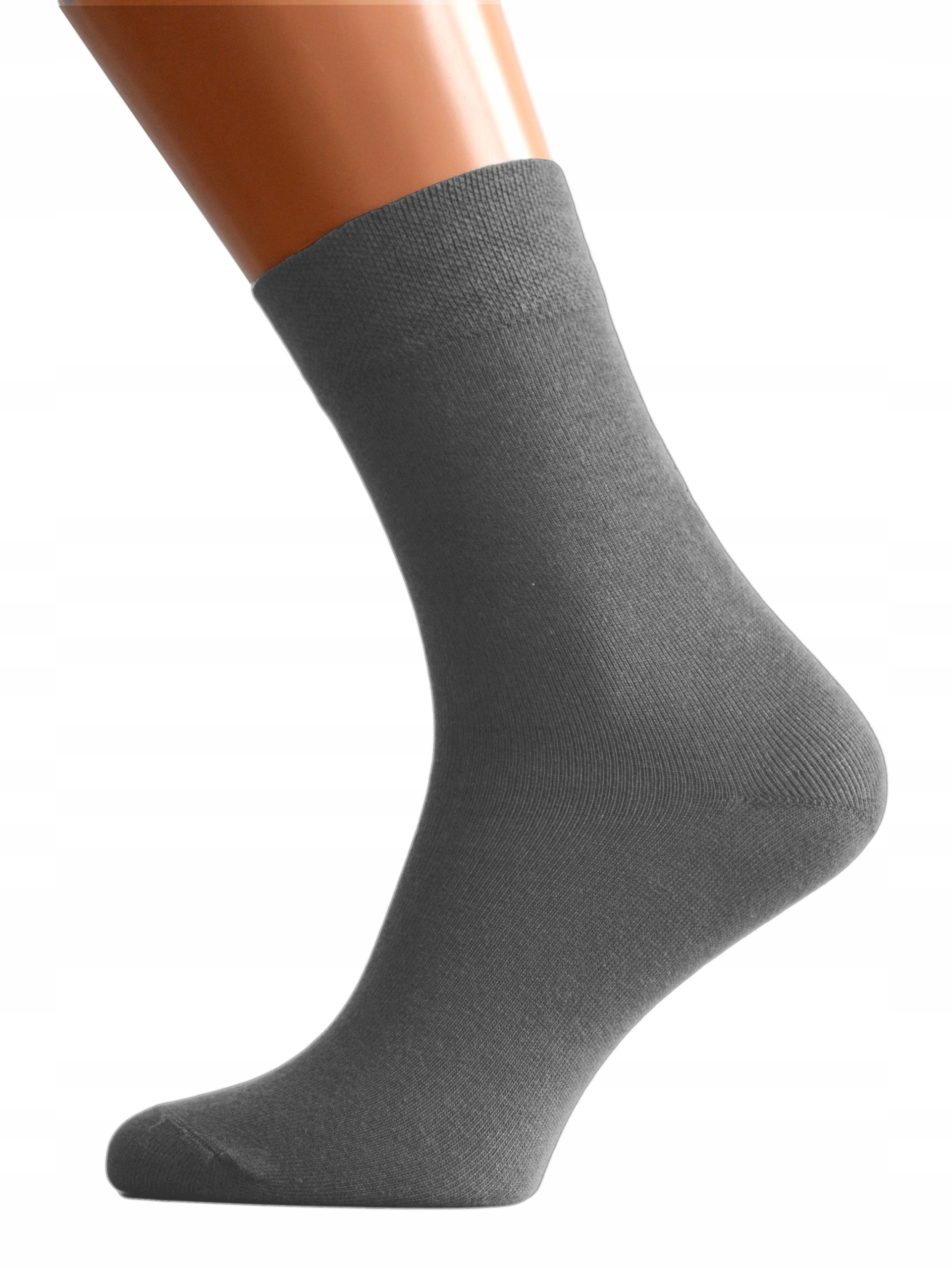 

Skarpety Gładkie Męskie Garniturowe Szare 40-41