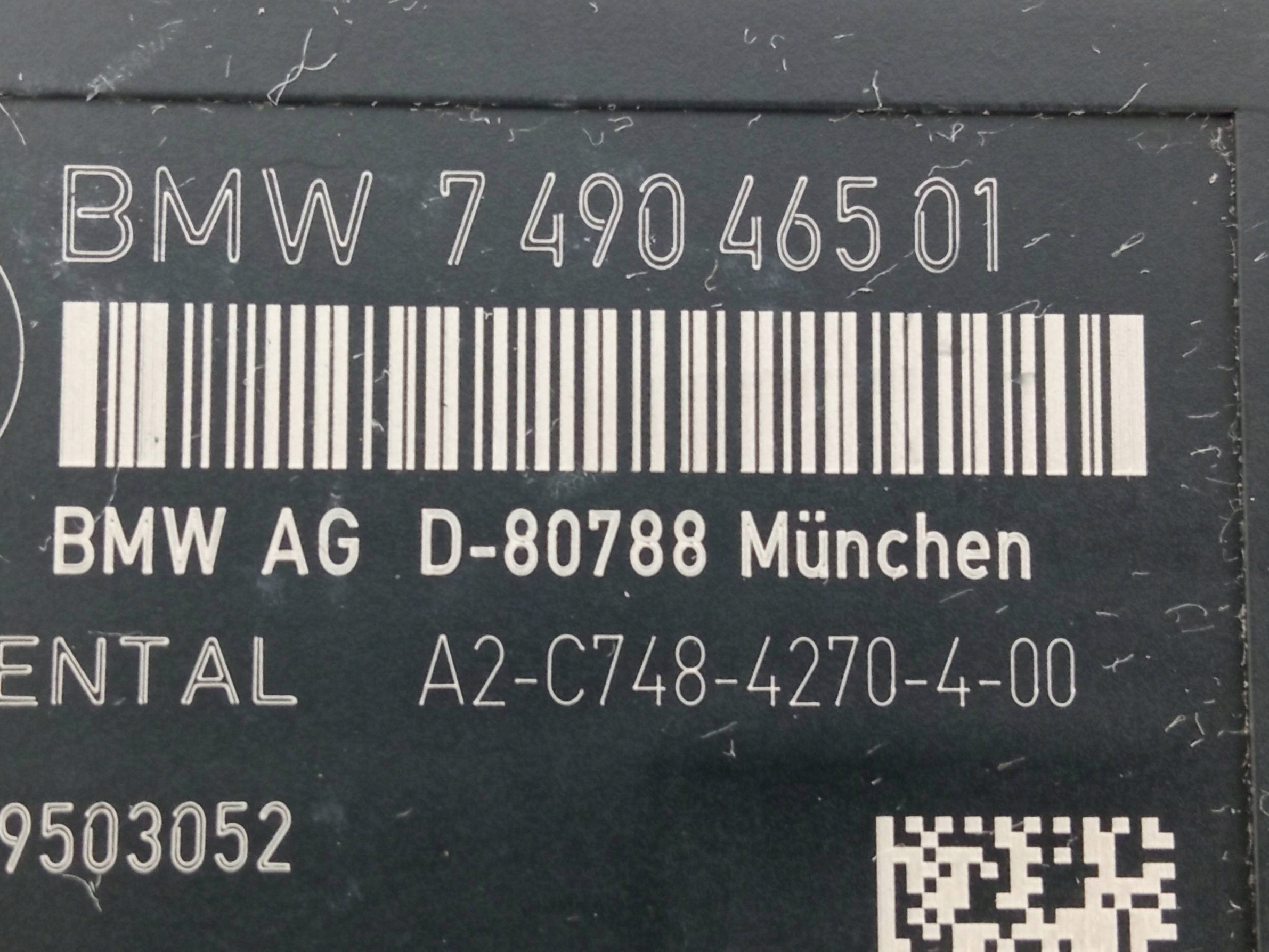 Module Siège 7490465 Bmw Seria 3 VII (2018-2026) G20 G21