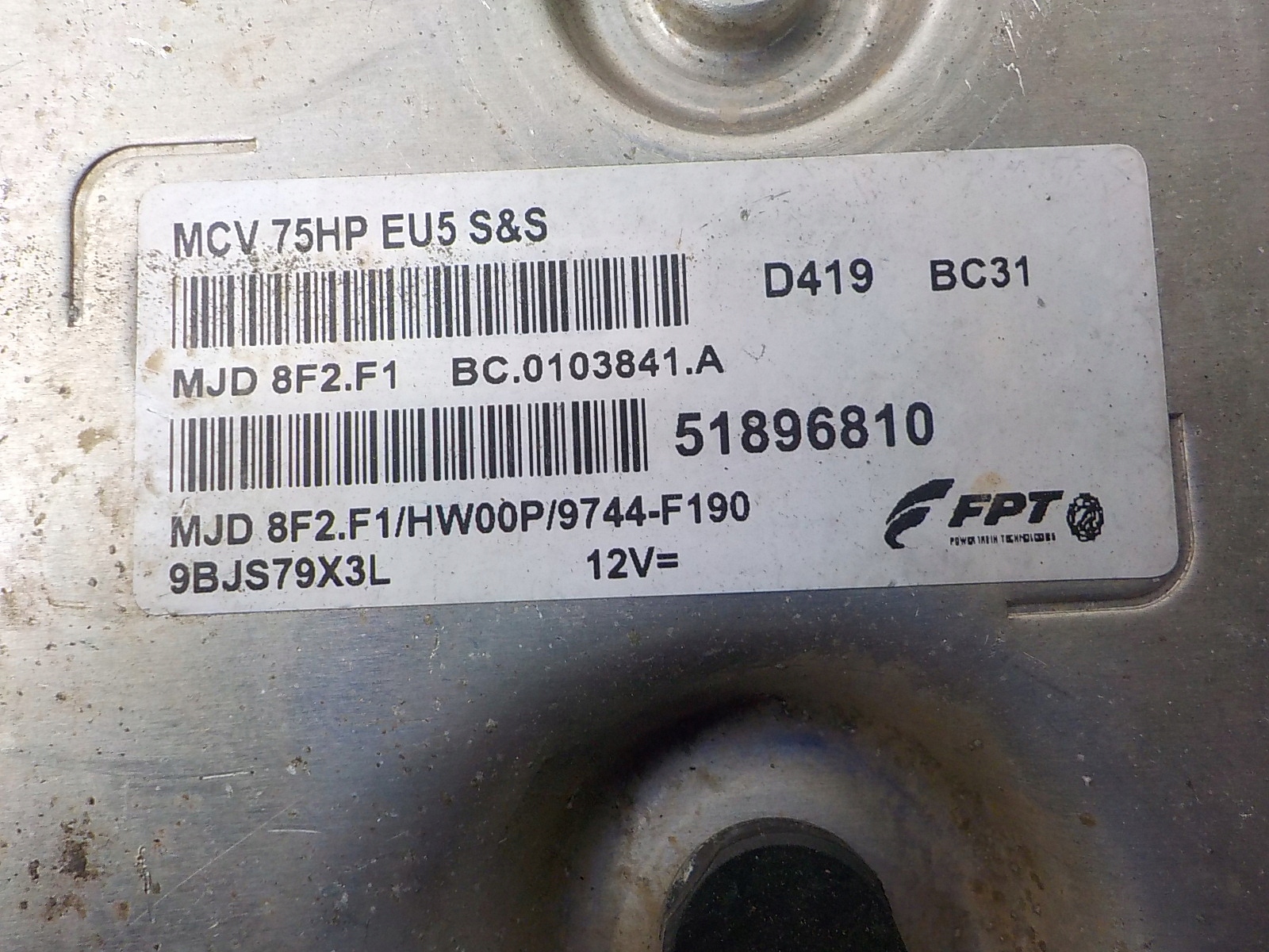 CITROEN Computer Bedienteil 51896810 D419 BC31