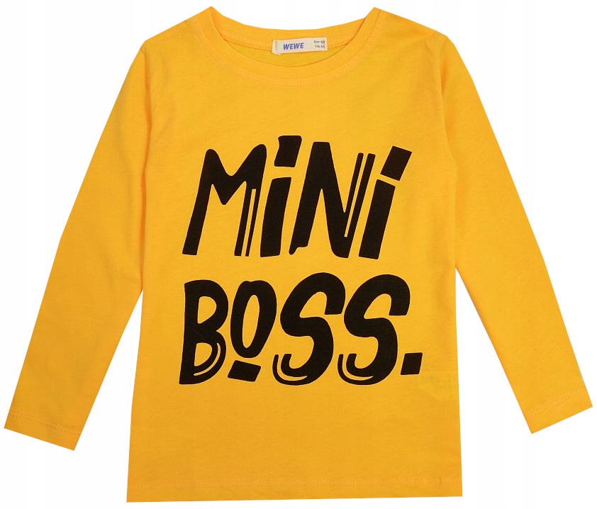 

Bluzka Chłopięca Długi Rękaw mini boss 110 H204A