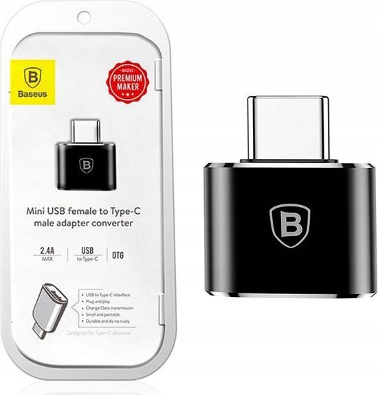 

Adapter Usb Baseus Usbc Usb Czarny (27625uniw)