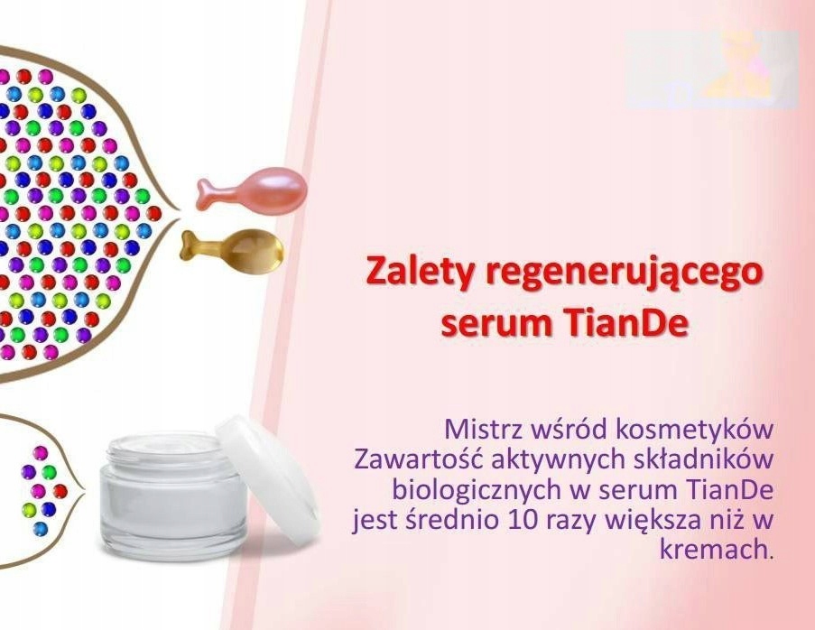 Odbudowujące serum w kapsułkach do skóry wokół oczu TIANDE Kod producenta 10102