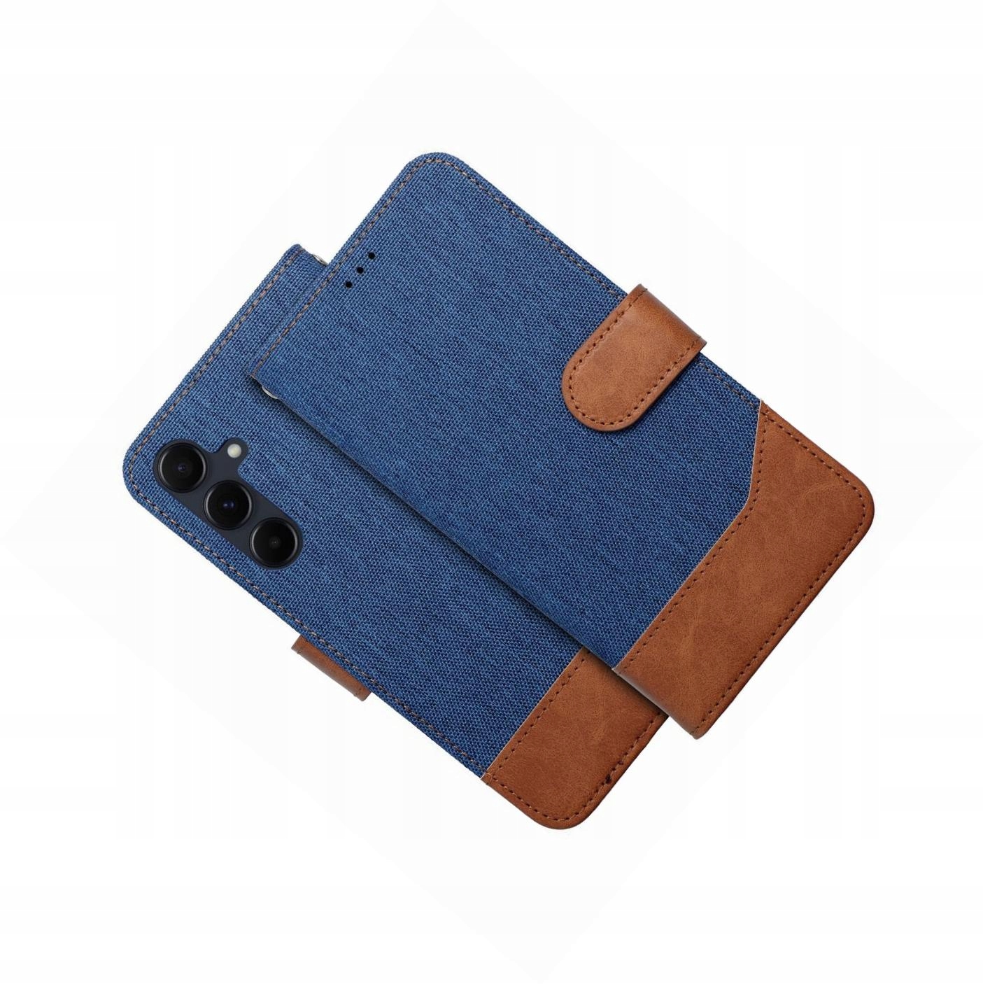 Etui zamykane Jeans Book kabura z funkcją podstawk do Samsung Galaxy A13 5G
