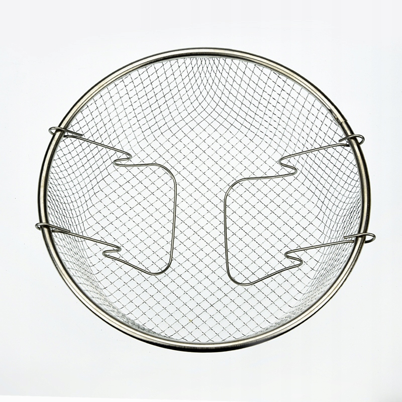 KOSZYK DO SMAŻENIA FRYTEK 22 CM WKŁAD DO GARNKA Materiał stal nierdzewna