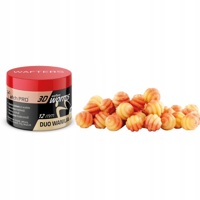 Wafters MatchPro 3D Worms Wafters Duo Wanilia 12mm