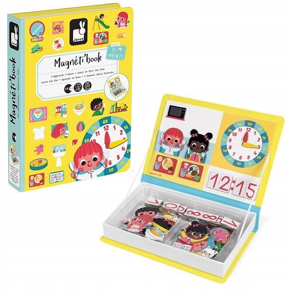 

Janod Magnetibook Magnetyczna Układanka Zegar