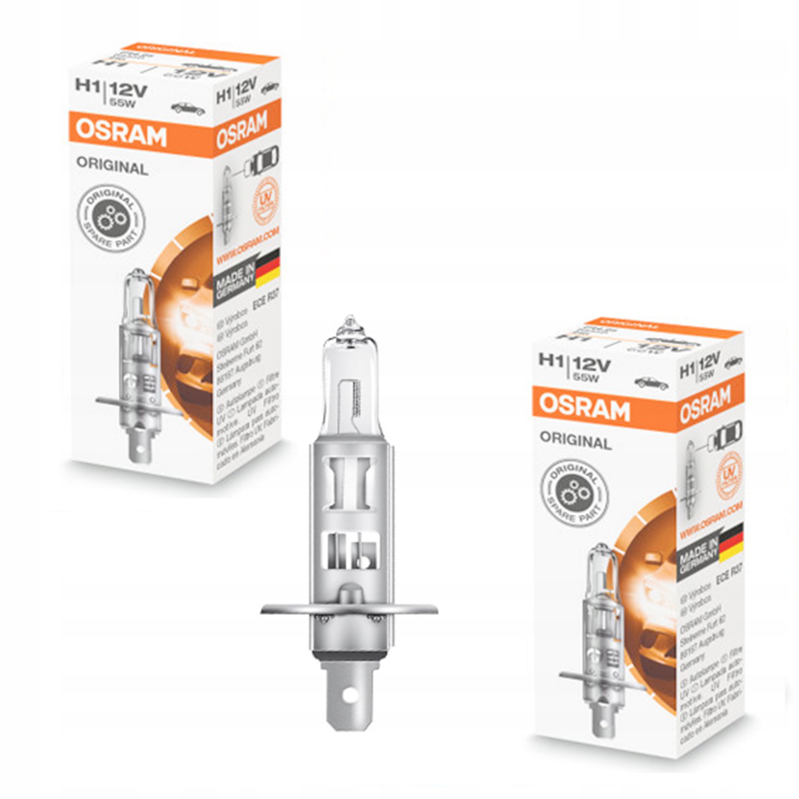 

Osram 2x H1 55W Original Line Żarówka Halogenowa