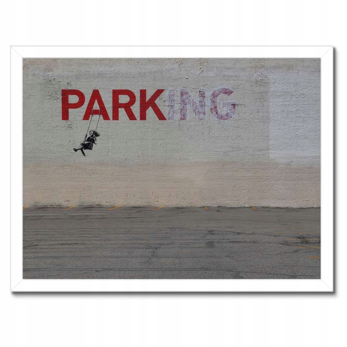 Plakáty v rámu 40x30 Banksy Parking
