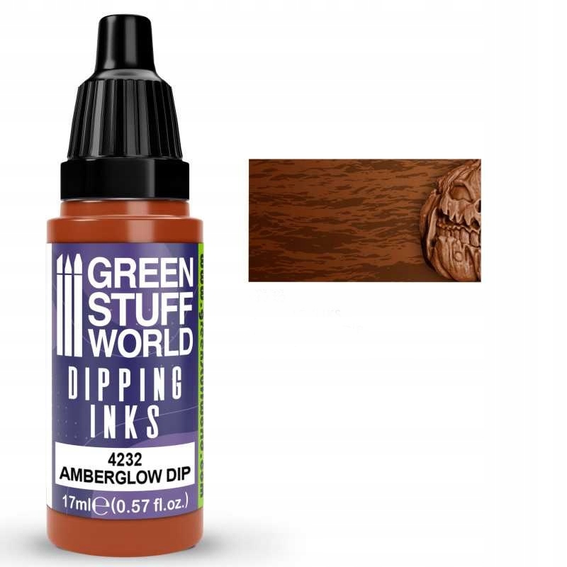 Green Stuff Dipping ink 17ml Amberglow Dip