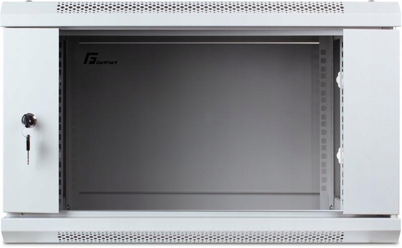 Szafa Rack Getfort Eco v2 19 Cali 6U 600X450 Wisząca Szara Ep