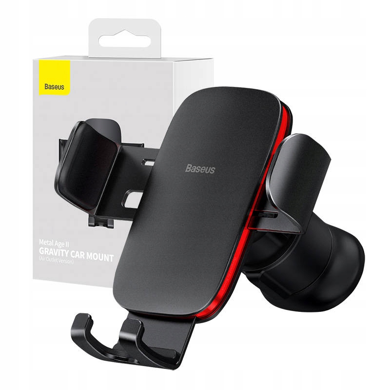 BASEUS MOCNY UCHWYT DO AUTA MOCOWANIE SAMOCHODOWE GRAWITACYJNE NA TELEFON
