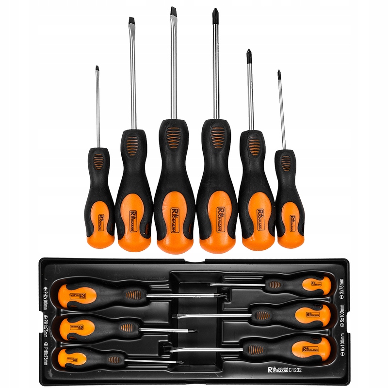 WKŁAD DO SZAFKI WKRĘTAKI 6szt RICHMANN C1232