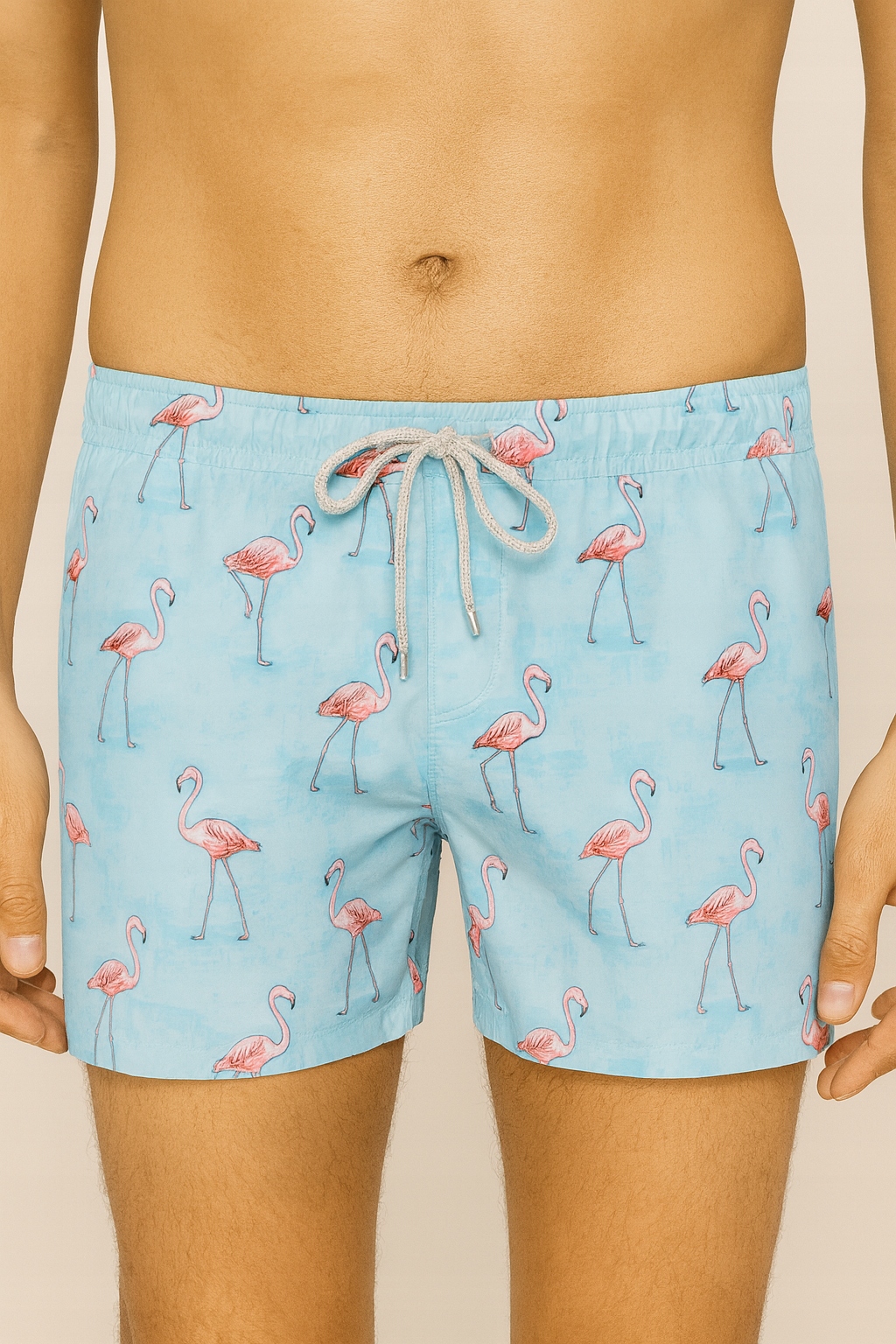 John Frank Pánské Plavky JFSSSW43-FLAMINGO Blue L