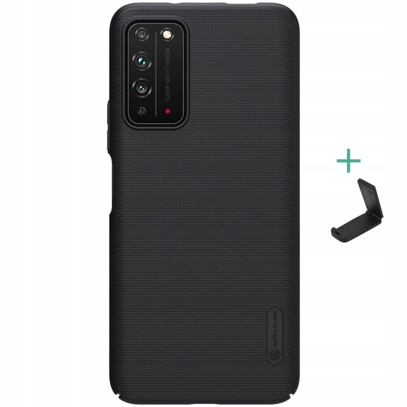 Huawei Honor X10 5G, Etui ochronne z tworzywa sztucznego, podstawka, Nillkin Super Frosted
