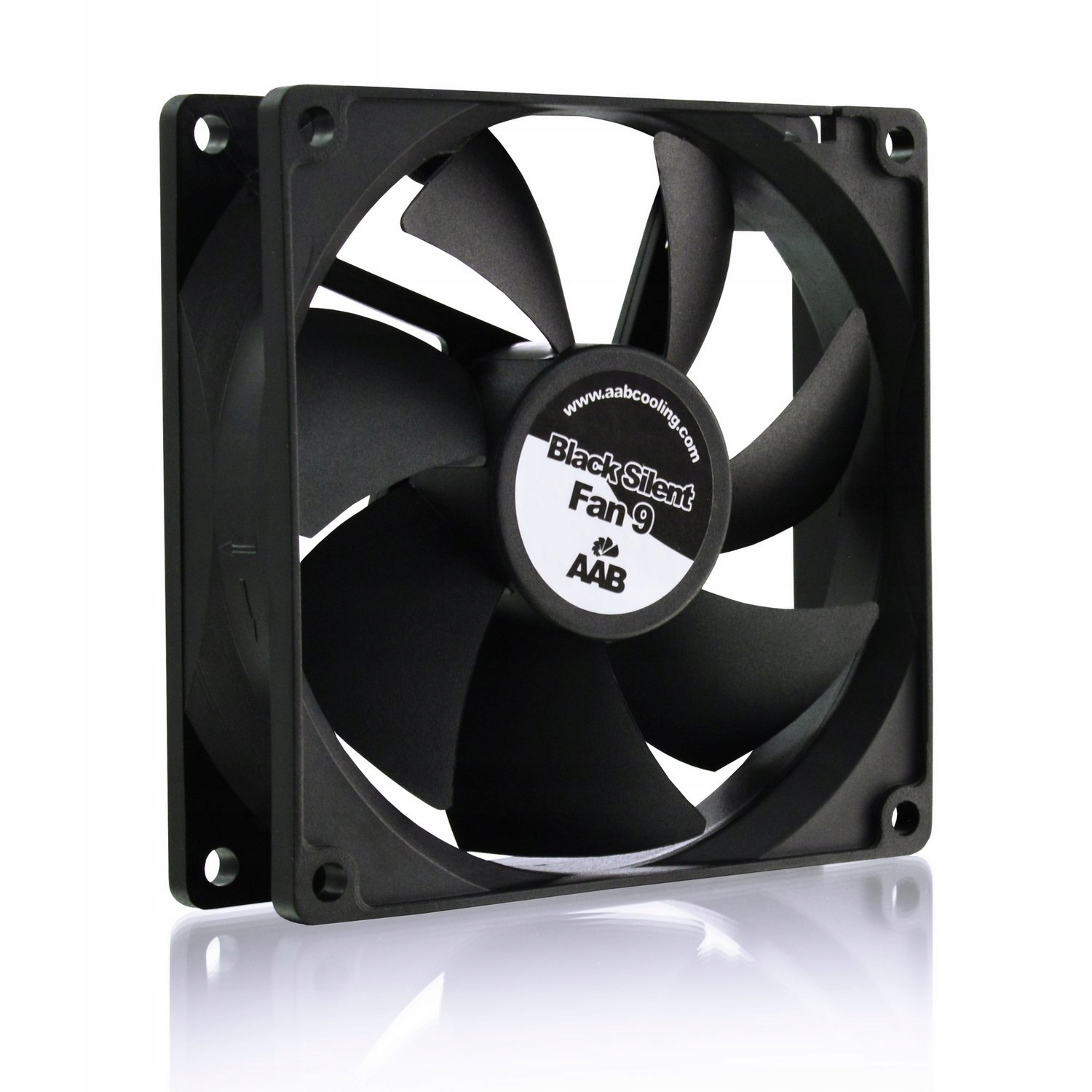 AABCOOLING BLACK SILENT FAN 9 B.WYDAJNY WENTYLATOR DO ZASILACZA 92mm 76m3/h