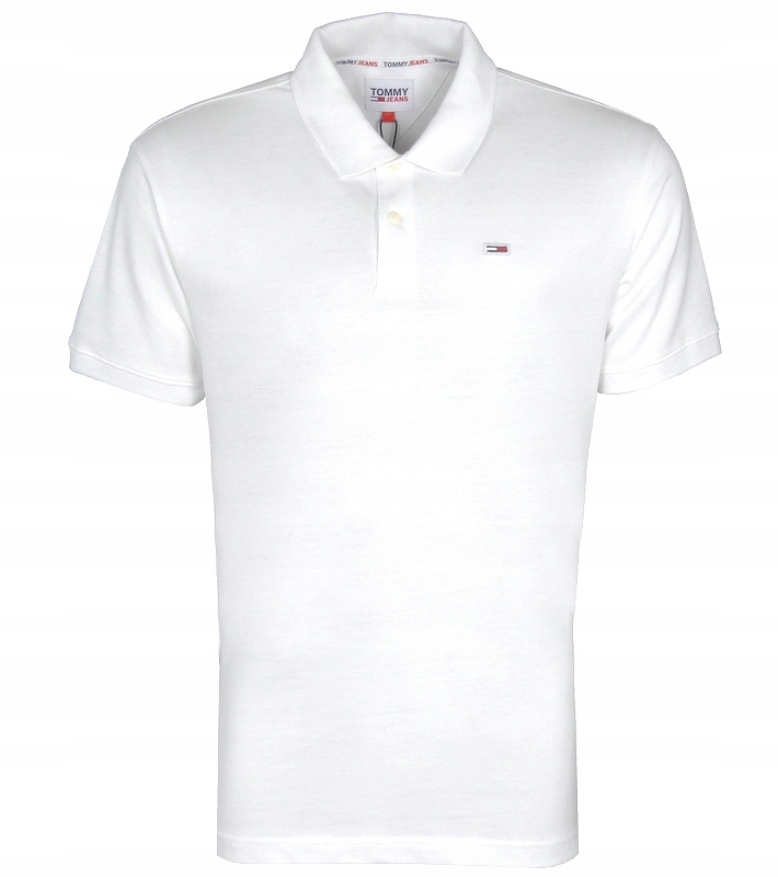 Tommy Jeans pánské polo, bílé, S