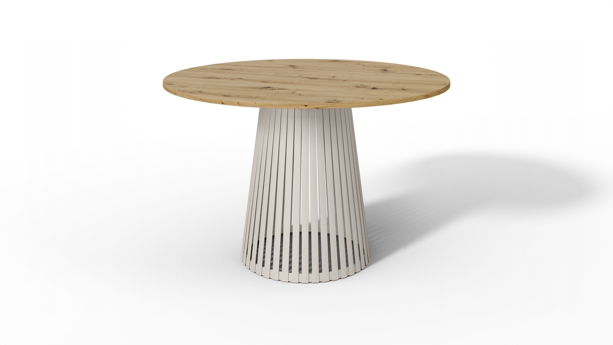 Moderní stůl Kašmír do obývacího pokoje, stůl Dub Artisan 75 cm, loftový stůl