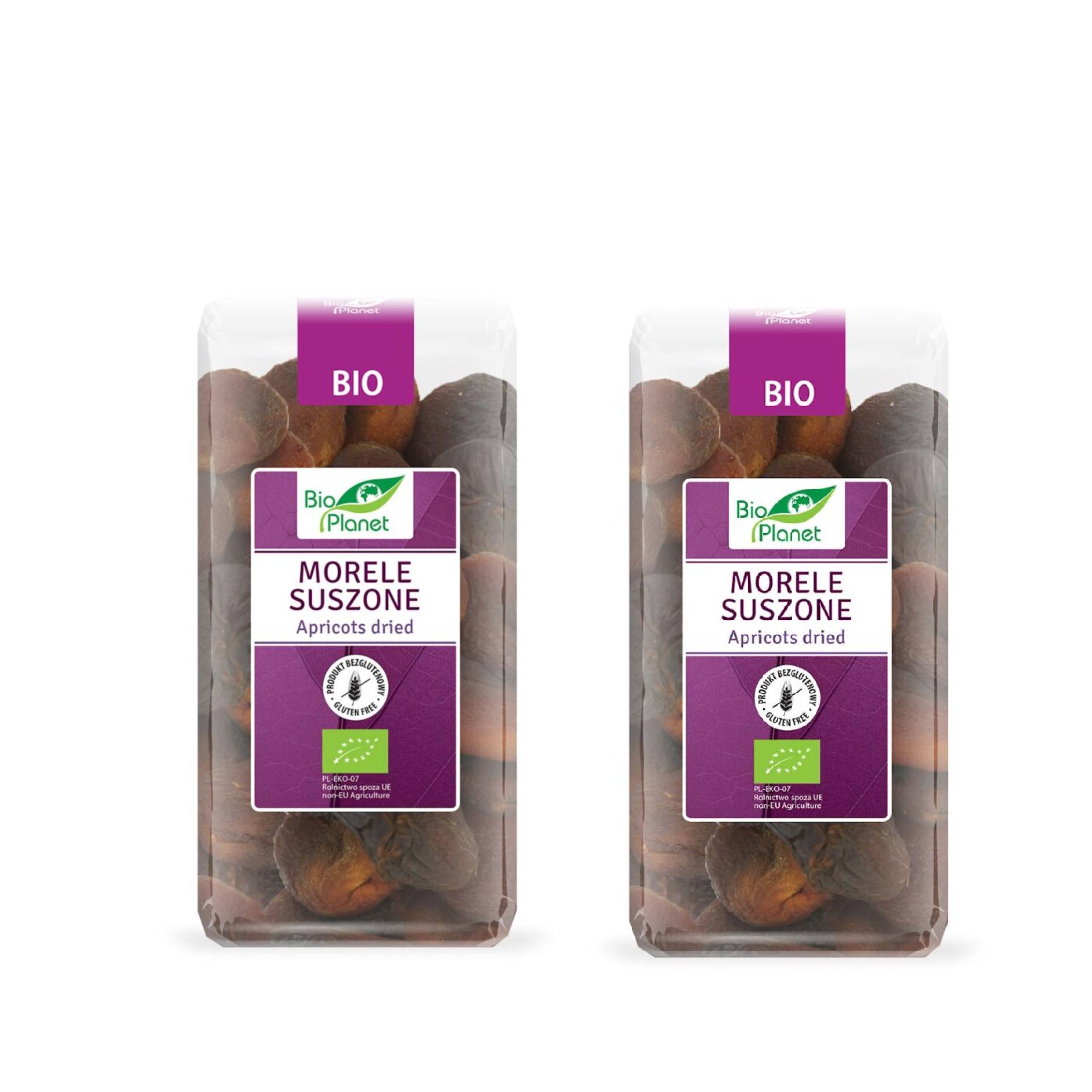 2x Morele Suszone Bezglutenowe Bio 400 g Bio Planet