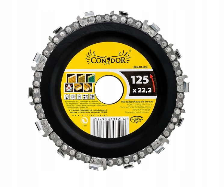 

Tarcza Do Drewna Piła Łańcuchowa Szlifierki 125mm