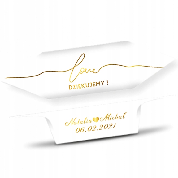 Krówki Ślub Podziękowanie WS89