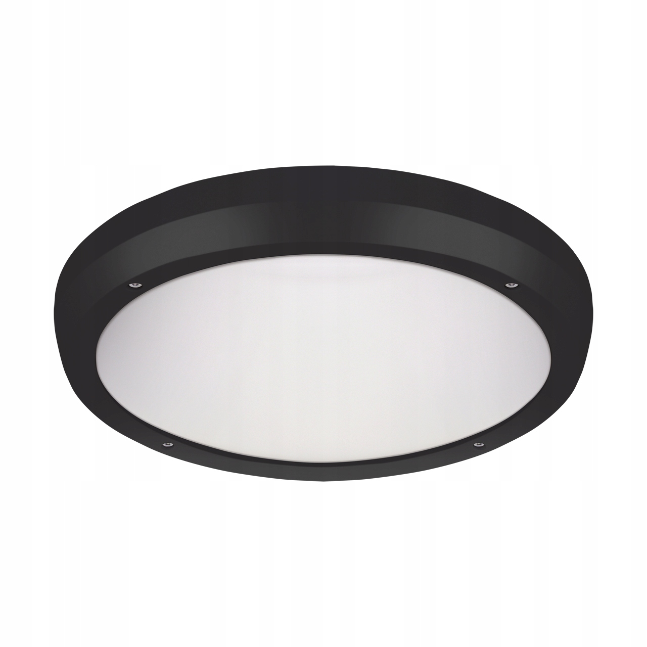 Lampa Zewnetrzna Led Sufitowa Plafon Sufitowy Ogrodowy IP65 Czarny 2x E27