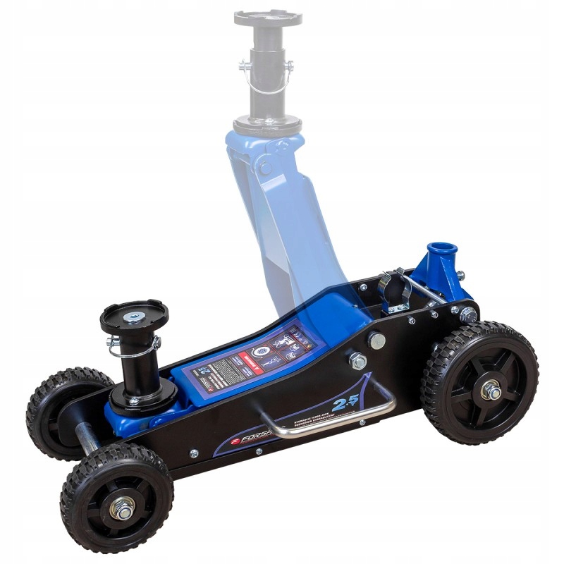 PODNOŚNIK SAMOCHODOWY HYDRAULICZNY ŻABA LEWAREK ŻABA 2,5Tdwutłokowy Maksymalna wysokość podnoszenia 665 mm