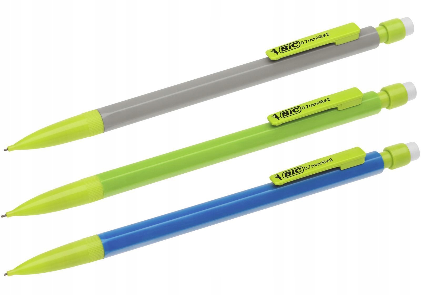 BIC MATIC FUN OŁÓWEK AUTOMATYCZNY GUMKĄ WYTRZYMAŁY LEKKI ZESTAW x3 Kod producenta 880411