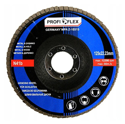 10 X TARCZA DO SZLIFOWANIA LAMELKOWA 125MM P100 EAN (GTIN) 5907589363371