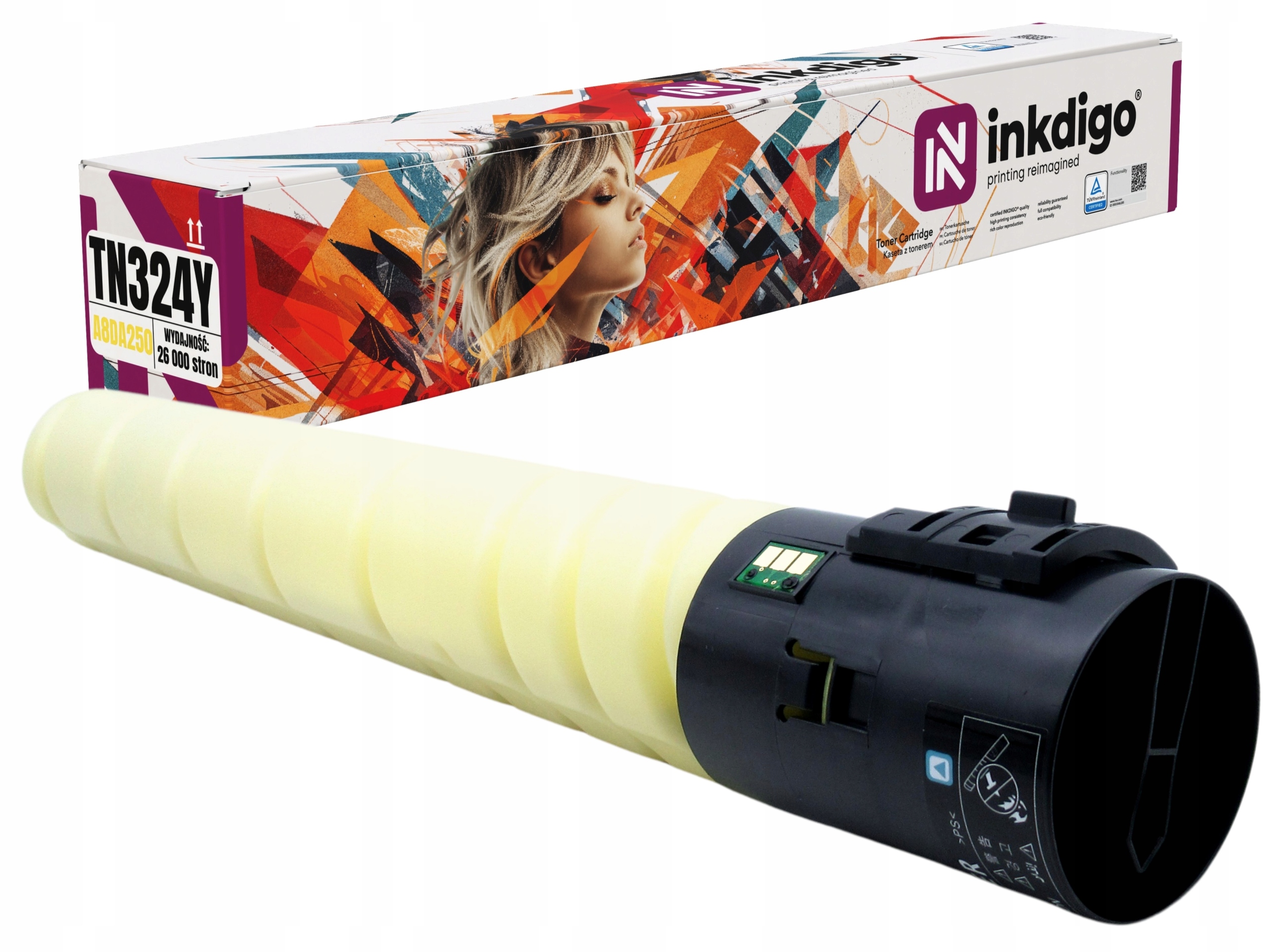 Toner TN324Y Žlutý Minolta Bizhub C258 C308 C368