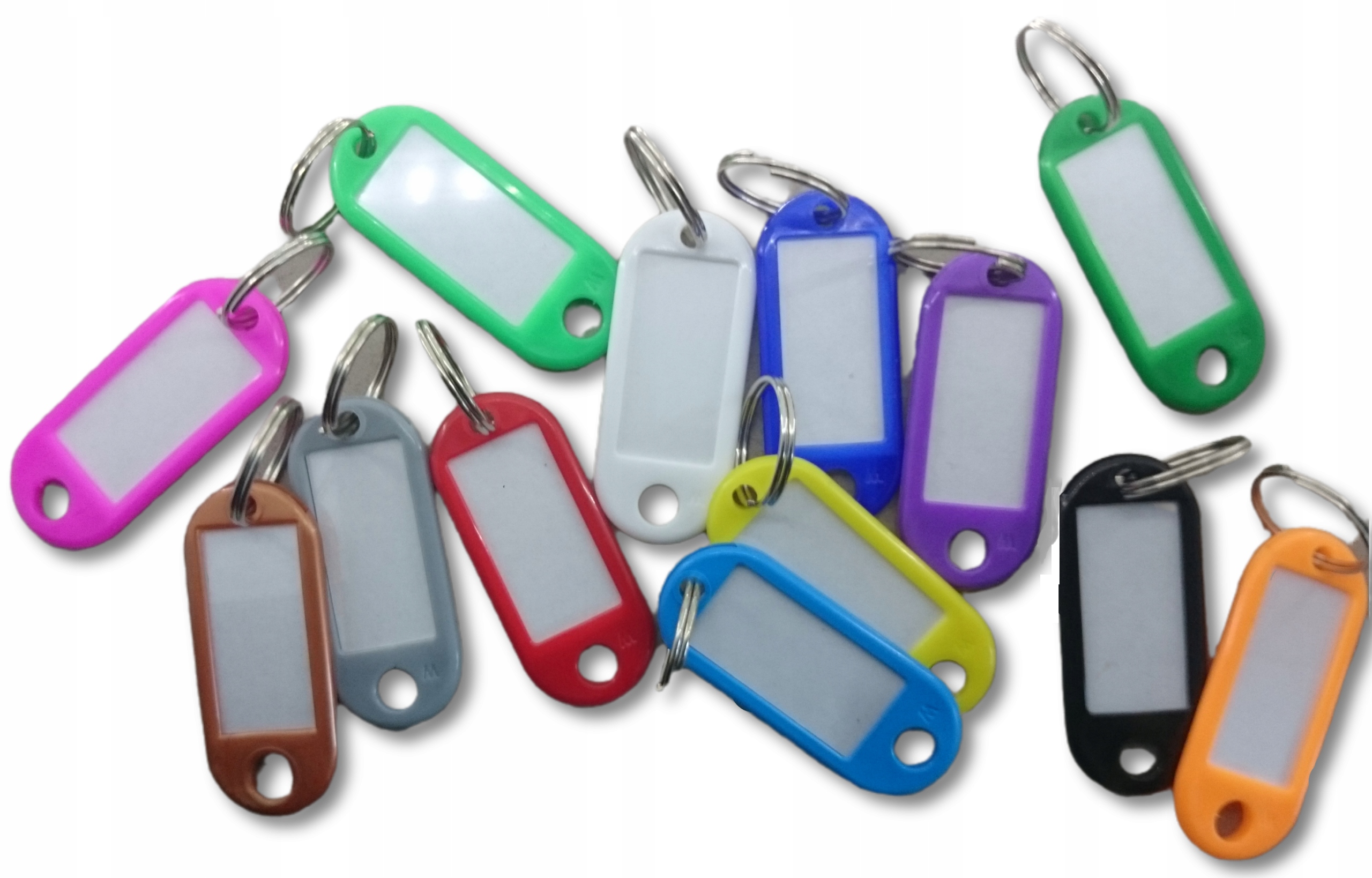 BRELOK identyfikator do kluczy 50 sztuk BIAŁY HIT Kod producenta 0961