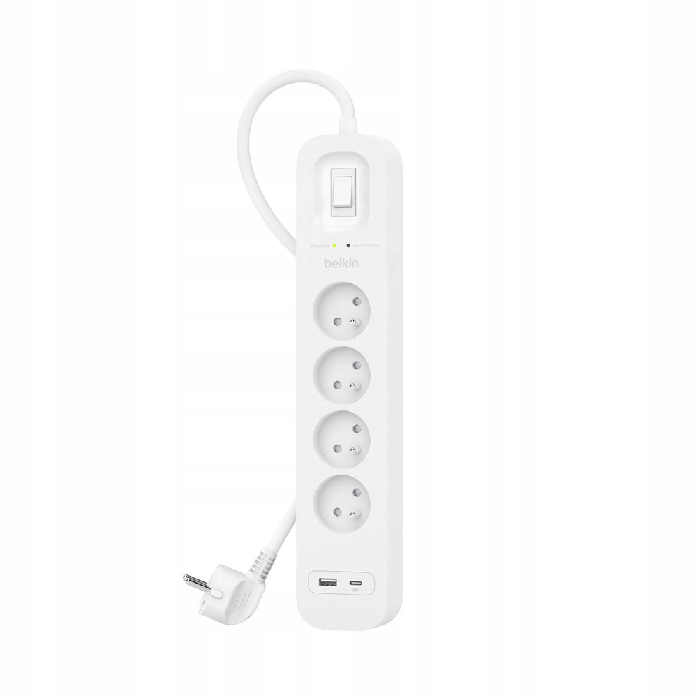 Belkin 2M, 4-portová lišta 1xUSB-A 1xUSB-C 525J