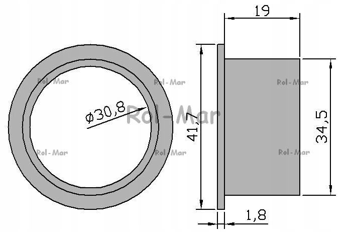 Tuleja teflonowa 008550.0 Claas Producent części inny