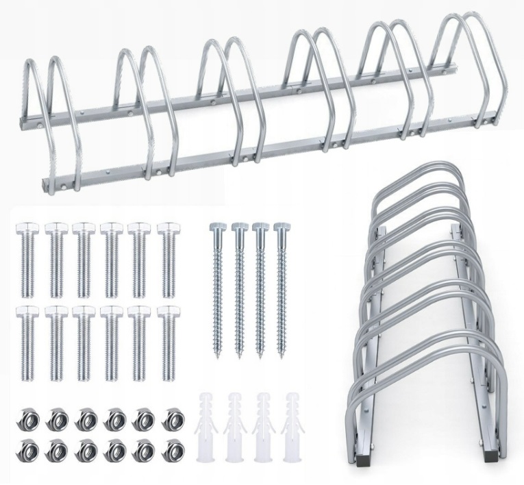 Parkovací stojan pro jízdní kola, držák pro 6 míst (E105)